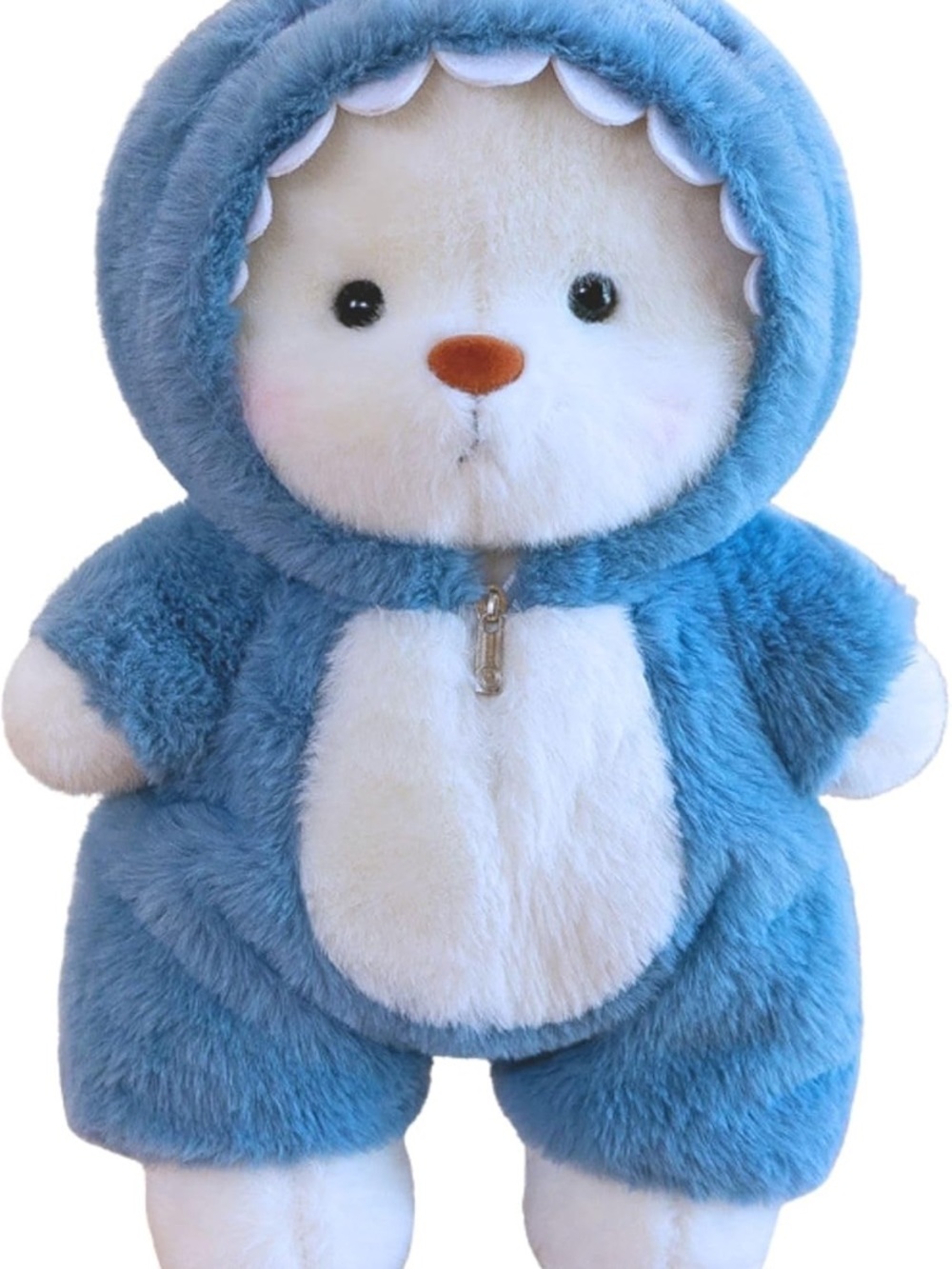 Blue Plush shark Hooded Bear Plushie
